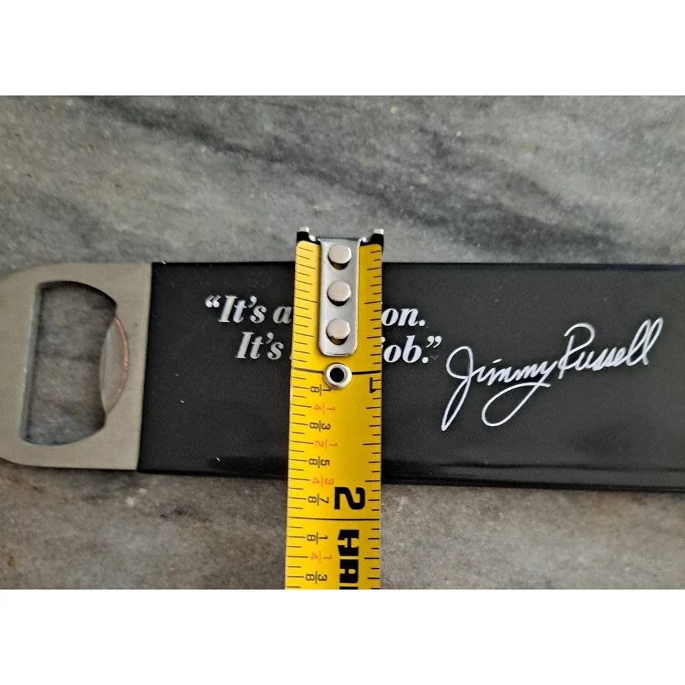 Wild Turkey Bottle Opener 7 Inch Jimmy Russell Quote On Other Side